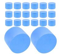 YARNOW Bouchons Éponge pour Tubes à Essai Fourmilière 50pcs en Mousse Bleue pour Maintien Humidité et Accessoires Éducatifs Habitat Fourmis