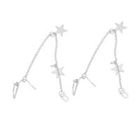 YARNOW Boucles D'oreilles Anti-perte Élégantes Lanière pour Écouteurs sans Fil, Accessoires Légers, Blanches, Femmes, Usage Quotidien, Protection Sportive, Taille Unique