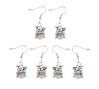 YARNOW Boucles D'oreilles Instruments de Musique Pendantes Alliage Léger Lot de 3 Set de Paires Femme Festival et Soirée Style Batterie Original