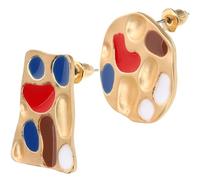 YARNOW Boucles Oreilles Femme Fantaisie Goutte Forme de Palette de Peinture Puces Originales Artistiques Accessoires Uniques pour Adolescentes Cadeau Amusant pour Artistes