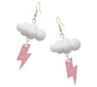 YARNOW Boucles Oreilles Pendantes et Éclair Acrylique Goutte Eau Créative Bijoux pour Femmes et Enseignants Cadeau Anniversaire et Vacances