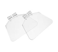 YARNOW Bouclier Haute Transparence Facile Installation Plastique en Oculaire Transparent 2pcs pour Touret et Meulage sur Banc Industriel