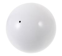 YARNOW Boule de Jardin en Acier Inoxydable Miroir Réfléchissant 120 Mm Blanc Décoration Extérieure Patio Jardin Sphère Polie pour Espace Zen et Ambiance Lumineuse