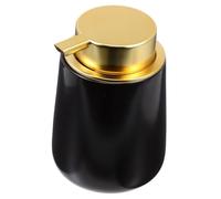 YARNOW Bouteille à Pression en Céramique 400ml pour Salle de Bain, Distributeur de Lotion Réutilisable, Facile à Nettoyer, Design Simple et Délicat, Usage Domestique et Hôtelier