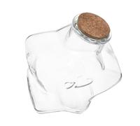 YARNOW Bouteille à Souhaits en Verre Vide Bouchon Liège, Artisanale en Origami, Facile à Stocker, Décorative et Charmante pour Accessoires Créatifs et Décorations