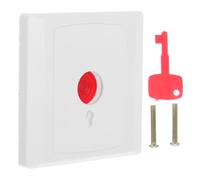 YARNOW Bouton D'appel D'urgence Mural Matériau Abs Solide Touche de Réinitialisation, Alarme Précoce e Réinitialisation Réutilisable pour Intervention Rapide