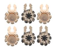 YARNOW Boutons de Manchette de Chemise 3 Paires Alliage Décoratifs