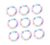 YARNOW Bracelet Garçon et Filles 24 Pièces en Acrylique Étoile à Cinq Branches Couleur Multicolore Léger et Confortable pour Fête et Anniversaire