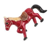 YARNOW Broche Cheval Vintage Décorative Animal Accessoire Mode Femme pour Manteau et Occasions Spéciales