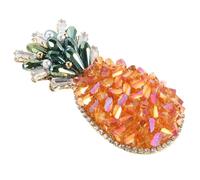 YARNOW Broche Fruit Ananas Cristal Broche Fantaisie Pour Cardigans Robes Écharpes Épingle à Châle Chic