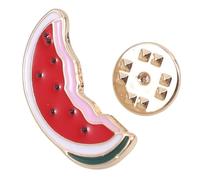 YARNOW Broche Pastèque Émaillée Forme Tranche Colorée Pinces Vêtements Femme Broche Dessin Animé Pastèque