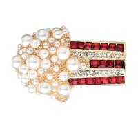 YARNOW Broche Popcorn Colorée Élégante Alliage Épingle Poitrine Mode pour Femmes Accessoire Polyvalent pour Robes Vestes et Fêtes