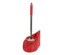 YARNOW Brosse à Toilettes Rouge Manche Long en Acier Inoxydable et Support Mural Élégant pour Accessoires de Salle de Bain Pratiques et Esthétiques