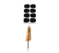 YARNOW Brosse de Nettoyage pour Saxophone Poils Doux, Kit Accessoires Comprenant Tampons et Plaques Dentaires, Compatible pour Saxophone Alto et Ténor, pour Entretien Couleur Aléatoire