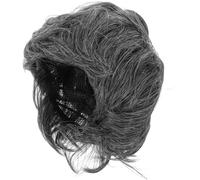 YARNOW Brue de vieille dame courte faire la fête plus vieux grand-mère Scène perruques d'halloween pour adultes perruques réalistes pour femmes perruques courtes cheveux artificiels Gris