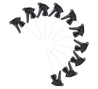 YARNOW Buses de Pulvérisation à Gâchette Réglable pour Flacon 28/400 Noir 10 Pièces Jardin Maison Arrosage Polyvalent Pulvérisateur Brume Fine Jet Ciblé Écologique