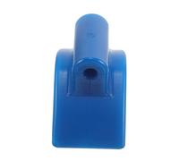 YARNOW Butée D'étrave V pour Remorque de Bateau 3 Pouces Bleue, Rouleau en Caoutchouc Robuste, Accessoire Marin Anti-Corrosion pour Chargement Sécurisé et Guidage sur Remorques Nautiques