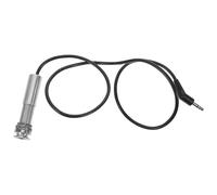 YARNOW Câble de Micro de Rosace Argenté 62 Cm pour Guitare Acoustique et Électrique, Câble D'instrument Haute Performance pour Connexion Stable, Accessoire sans Perçage pour Concerts