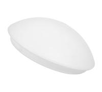 YARNOW Cache Plafonnier Rond en Pvc Blanc avec Trou, Protection Solide et Fiable pour Lampe de Plafond, Remplacement Abat-jour Automatique, pour Espaces Intérieurs et Salles à Manger