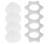 YARNOW Cache Pour Écrous De Ventilateur, Remplacement Des Caches-Écrous De Ventilateur, Plastique, 4 Sets, Installation Facile, Pour Ventilateurs Électriques Et Ventilateurs Pied
