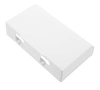 YARNOW Cache Prise Électrique Extérieure Pratique en Plastique Blanc Étanche Adhésif Double 86 Type pour Installation en Extérieur