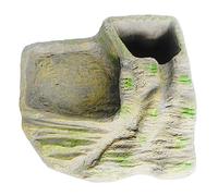 YARNOW Cachette Décorative pour Lézards Refuges Résine pour Terrarium Escalade Et Détente pour Reptiles Accessoire Naturel pour Tortues Et Environnement Aquatique