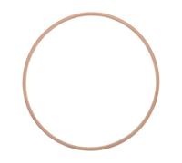 YARNOW Cadre mobile en bambou à faire soi-même : support circulaire pour carillon éolien en bambou - Cercle de 19,8 cm pour mobile de chambre d'enfant - Accessoire de chambre à coucher pour