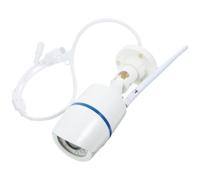 YARNOW Caméra sans Fil 1080p HD pour Surveillance Intérieure Bébé avec Vision Nocturne, Plastique Blanc, Affichage de L'heure et Slot Micro Intégré, Maison