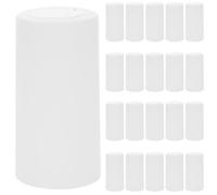 YARNOW Capsules Thermorétractables Blanches 100 Pièces Diamètre 30mm PVC Hauteur 60mm, Scellage Hermétique pour Prévenir L'oxydation pour Bouteilles de Vin Rouge