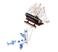 YARNOW Carillon Éolien Suspendu Décoratif pour La Maison Cloche à Vent Décorative pour Bateau à Voile Carillon Unique pour Les Amoureux De Ornement Décoratif De Style