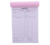 YARNOW Carnet de Commandes pour Petites Entreprises Photocopies, Bloc-Notes Dos, pour Gestion des Factures et Reçus en Magasin