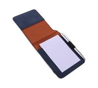 YARNOW Carnet de Score Portable Cuir Synthétique Bleu Foncé avec Stylo Intégré Organiseur de Cartes de Score Compact pour Suivi Précis des Performances Terrain