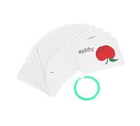 YARNOW Cartes d'anglais pour l'éducation préscolaire Jeu de Carte mémoire flashcards préscolaire Apprendre des Cartes Flash pour Tout-Petit Cartes Flash pour Tout-Petits Papier