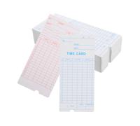 YARNOW Cartes de Pointage en Papier pour Machine de Présence, Lot de 100 Pièces, Design Flexible et Pratique, Fournitures de Bureau pour Gestion du Temps