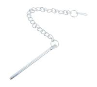 YARNOW Chaîne de Fixation Parasol de Terrasse en Métal Solide, Accessoire pour Parasols Déportés Jardin, Sangle Porte-Parapluie Résistante Vent, Pièce Détachée pour Extérieur, Kit