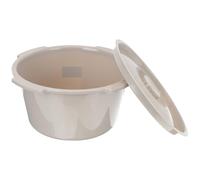 YARNOW Chaise Percée avec Couvercle pour Personnes Âgées Pot de Chambre Plastique Confortable et Portable Seau Commode pour Seniors Femmes Enceintes et Patients à Domicile