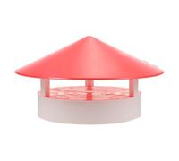 YARNOW Chapeau de Cheminée en Pvc Résistant à L'usure Protection les Oiseaux, Couvre-conduit Imperméable pour Maison et Jardin, Forme Parapluie, Protection Solide