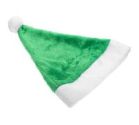 YARNOW Chapeau Lutin Peluche Vert Souple Bonnet de Noël Adulte pour Décorations et Fêtes de Noël