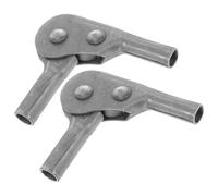 YARNOW Charnière Pliante pour Canapé en Métal Argenté 2 Pièces Réglable à 3 Positions Autobloquante pour Meubles Gain de Place, pour Transformation Lit en Canapé