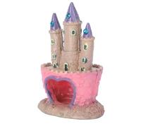YARNOW Château en résine 3D pour Aquarium, décoration de Style Dessin animé, Compatible avec Les Aquariums d'eau Douce et d'eau de mer, Accessoires pour cachettes d'