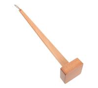 YARNOW Chausse-pied Long en Bois 55 Cm avec Base Stable, Accessoire Portable pour Personnes Âgées, Femmes Enceintes et Mobilité Réduite, Aide à Enfiler Chaussures sans Effort, Usage