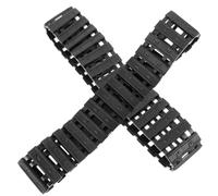 YARNOW Chenilles de Char de Remplacement DIY en Plastique Noir, 2 Pièces