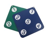 YARNOW Cible D’Escrime Murale Anti-Perforation 2 Pièces, Entraînement Sabre, Épée et Fleuret, Tapis D’entraînement Haute Résistance Bleu Foncé et Vert, Accessoire Sport de