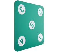 YARNOW Cible d'Escrime Murale en Caoutchouc Double Face Petit Format Couleur Vert Foncé Outil d'Entraînement Polyvalent pour Précision et Pratique à Domicile Accessoire Suspendu