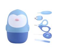 YARNOW Ciseaux Ongle Enfant Kit Coupe Ongle Coupe-ongles Cuillère Auriculaire Led Pince à Épiler Ensemble De Soins Pour Garçon Fille