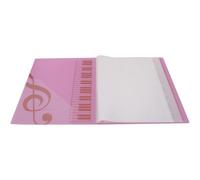 YARNOW Classeur à Partitions A4 80 Pages Rose Mat Dossier Léger et Portable pour Partitions Musicales Pochettes Transparentes Polyvalentes Adaptées Piano et Orchestre