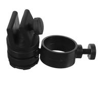 YARNOW Clip de Fixation pour Lampe de Casque de Chantier en Abs Noir, Diamètre Trou 21-28mm, Design Pratique et Solide pour Maintenance et Intervention Incendie