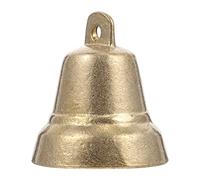 YARNOW Cloche en Laiton Antique Ornements d'arbre Pendentif Cloche en Or Cloches en Laiton pour L'artisanat Bricolage Jingle Bell Cloche Suspendue Rustique Dîner Cintre Démodé Cuivre