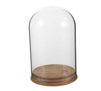 YARNOW Cloche en Verre de 12cm de Cloche pour Miniatures et Souvenirs, Protection Complète, Design Léger, pour Décorations de Mariage et Centre de Table