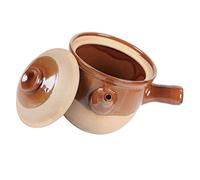 YARNOW Cocotte En Terre Cuite 1,5 l Pot à Remède Chinois Résistant Haute Température Cuisson Gaz Ragoût Médecine Traditionnelle Usage Domestique